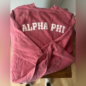 Alpha Phi Sweatshirt size M